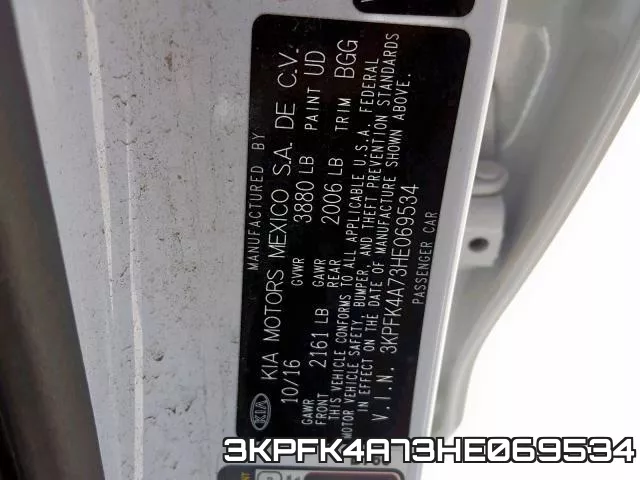 3KPFK4A73HE069534 фото 2