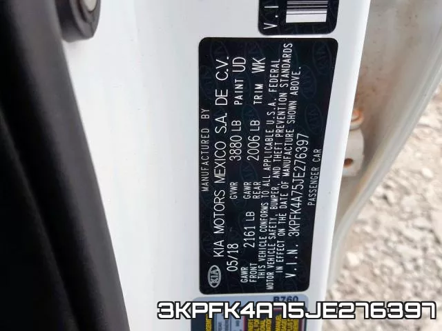 3KPFK4A75JE276397 фото 2