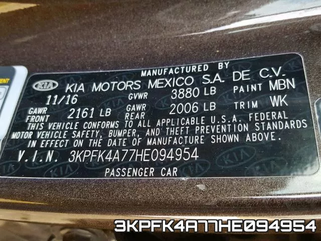 3KPFK4A77HE094954 фото 2