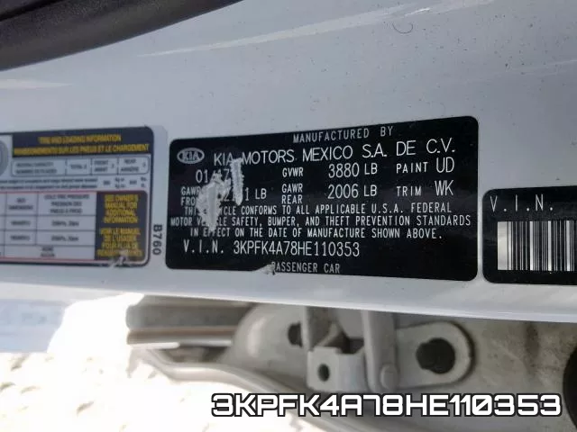 3KPFK4A78HE110353 фото 2