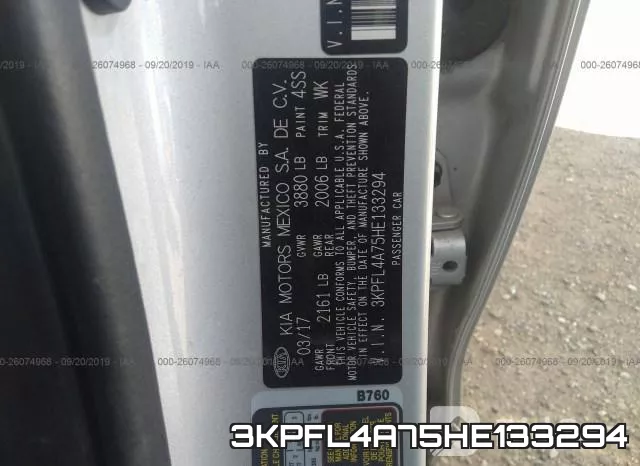 3KPFL4A75HE133294 фото 10