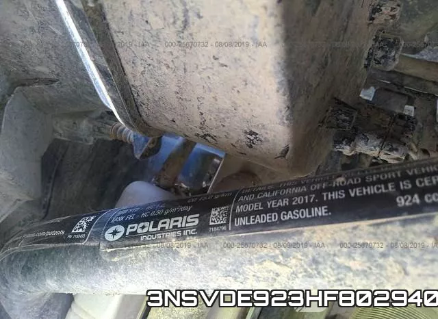 3NSVDE923HF802940 фото 2