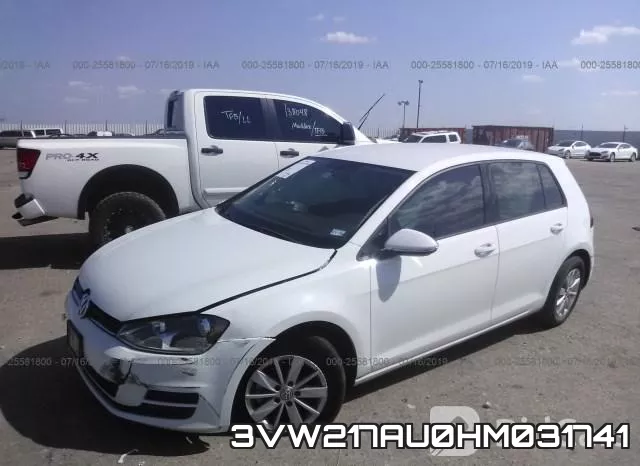 3VW217AU0HM031741 фото 3