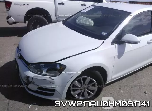 3VW217AU0HM031741 фото 7
