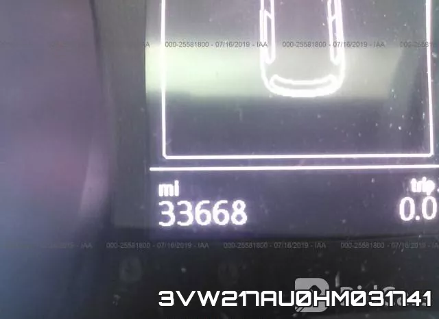 3VW217AU0HM031741 фото 8