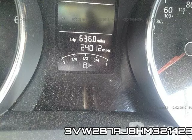 3VW2B7AJ8HM321423 фото 7