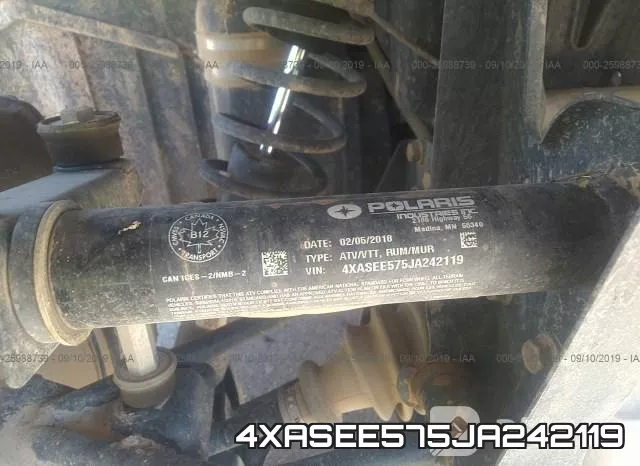 4XASEE575JA242119 фото 2