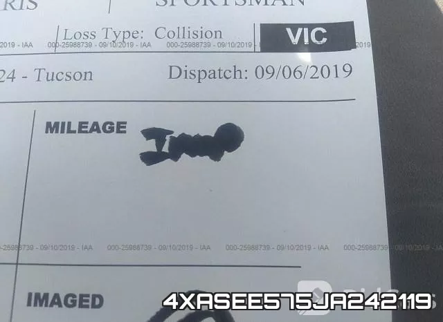 4XASEE575JA242119 фото 8