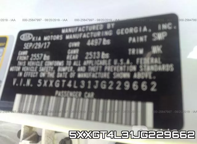5XXGT4L31JG229662 фото 10