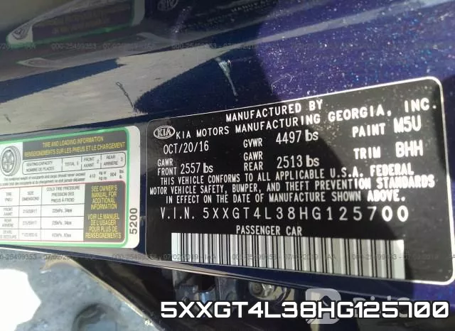 5XXGT4L38HG125700 фото 10