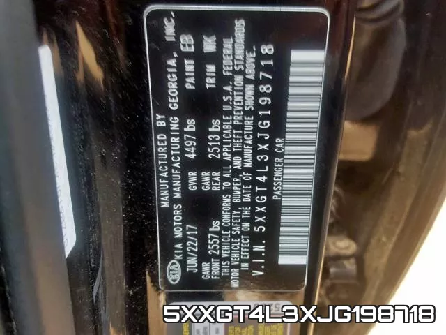 5XXGT4L3XJG198718 фото 2