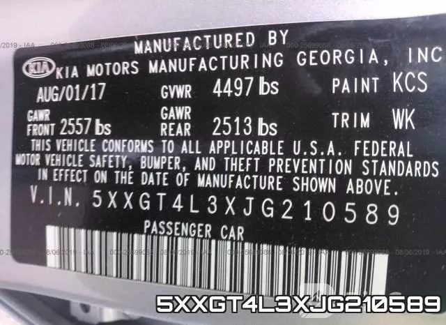 5XXGT4L3XJG210589 фото 10