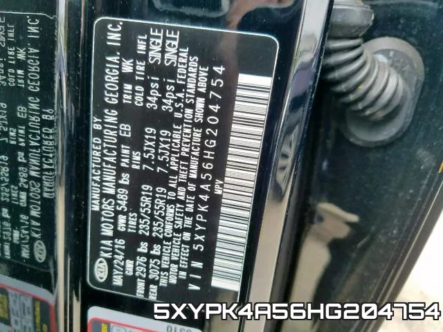 5XYPK4A56HG204754 фото 2
