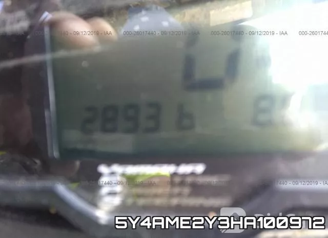 5Y4AME2Y3HA100972 фото 8