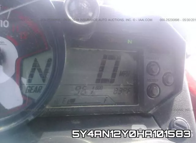 5Y4AN12Y0HA101583 фото 8