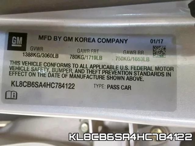 KL8CB6SA4HC784122 фото 2