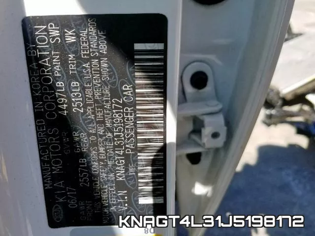 KNAGT4L31J5198172 фото 2