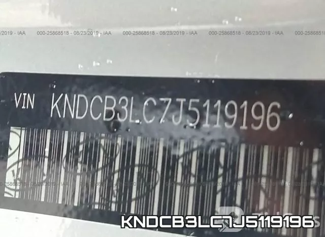 KNDCB3LC7J5119196 фото 9