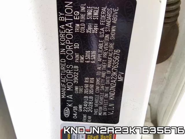 KNDJN2A23K7635676 фото 2