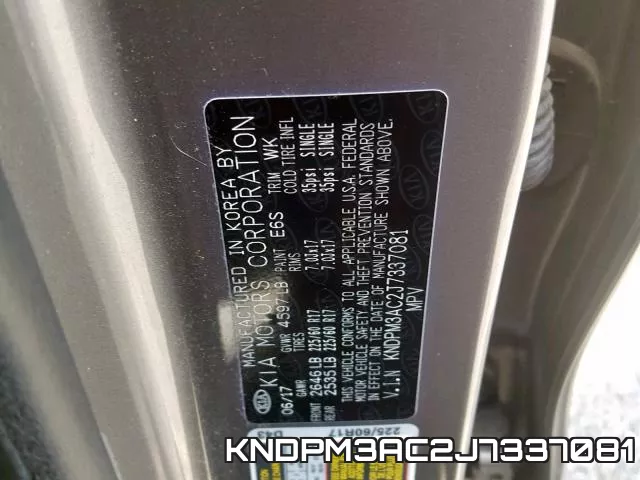 KNDPM3AC2J7337081 фото 2