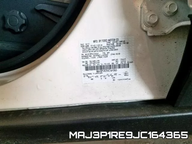 MAJ3P1RE9JC164365 фото 2