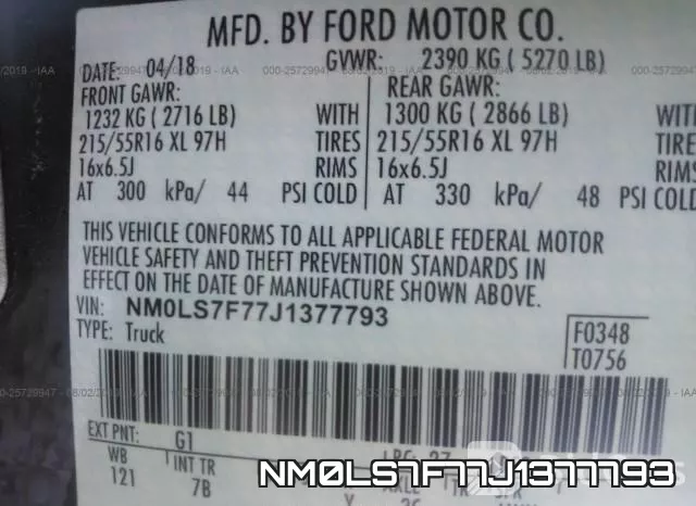 NM0LS7F77J1377793 фото 10