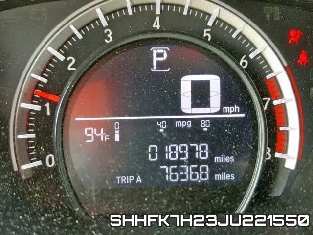 SHHFK7H23JU221550 фото 9