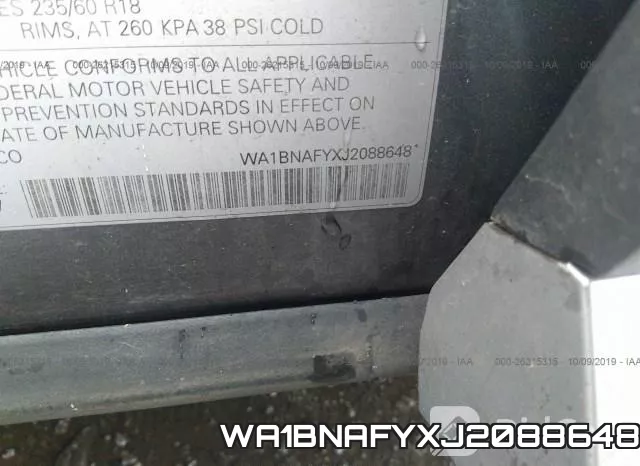 WA1BNAFYXJ2088648 фото 10