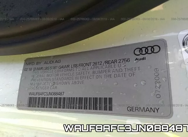 WAUF8AFC3JN088487 фото 10