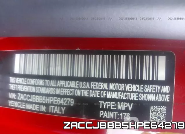 ZACCJBBB5HPE64279 фото 10