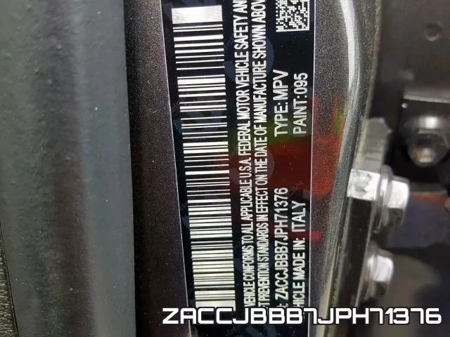 ZACCJBBB7JPH71376 фото 2