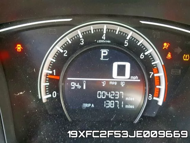 19XFC2F53JE009669 фото 9