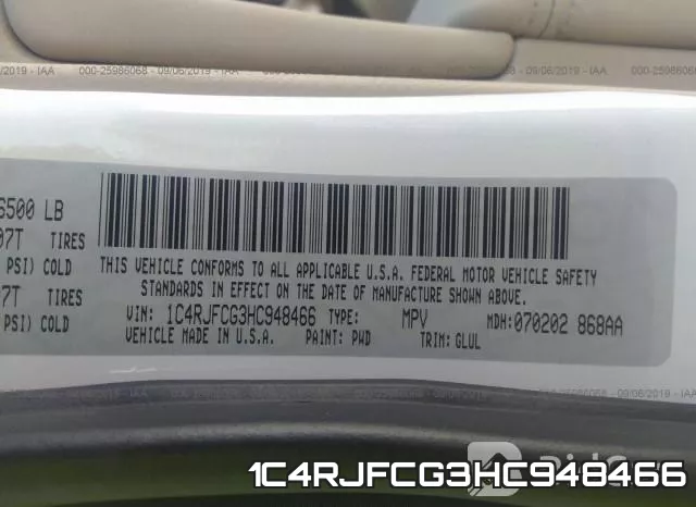 1C4RJFCG3HC948466 фото 10