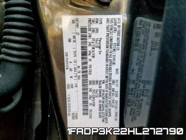 1FADP3K22HL272790 фото 2