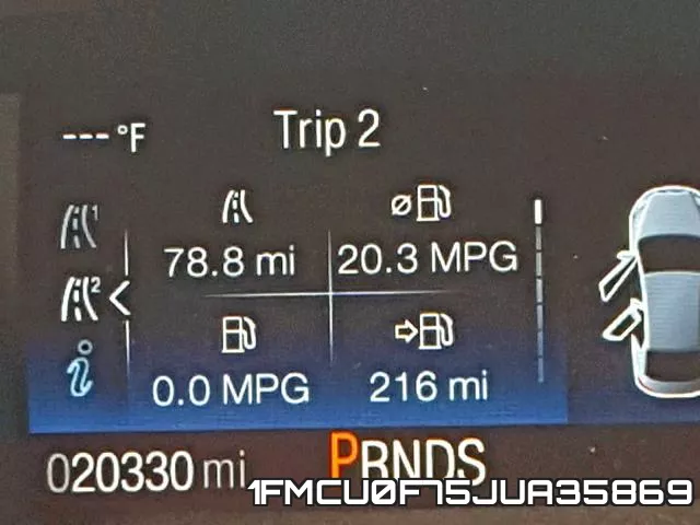1FMCU0F75JUA35869 фото 9