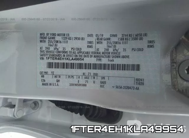 1FTER4EH1KLA49954 фото 9