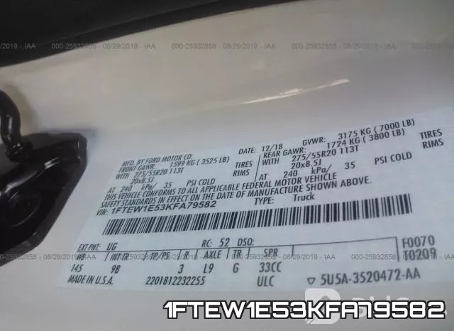 1FTEW1E53KFA79582 фото 10