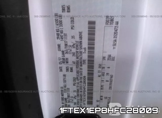 1FTEX1EP8HFC28009 фото 10