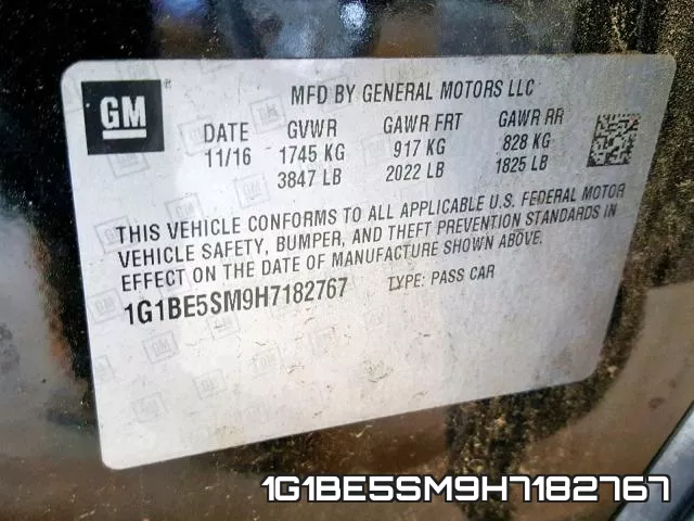 1G1BE5SM9H7182767 фото 2