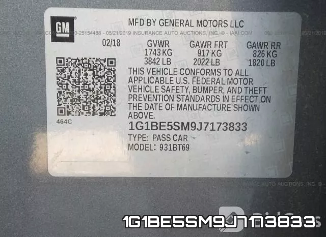 1G1BE5SM9J7173833 фото 10