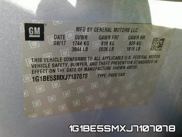 1G1BE5SMXJ7107078 фото 2
