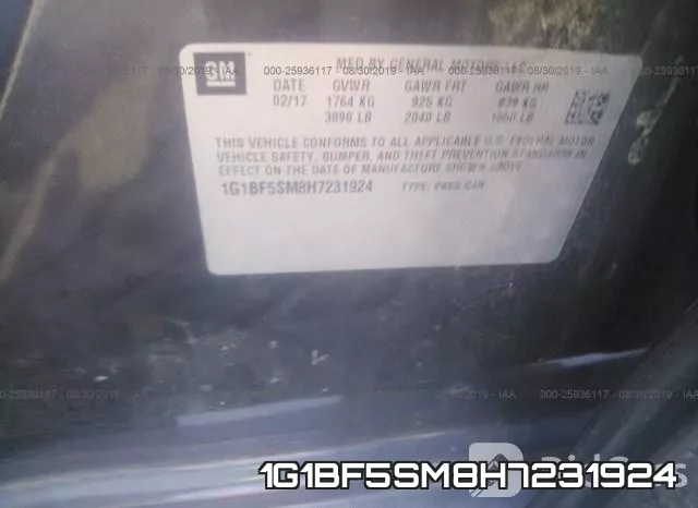 1G1BF5SM8H7231924 фото 10