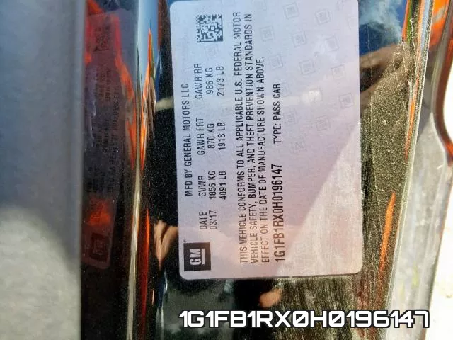 1G1FB1RX0H0196147 фото 2
