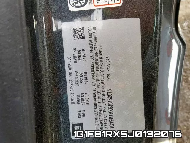1G1FB1RX5J0132076 фото 2