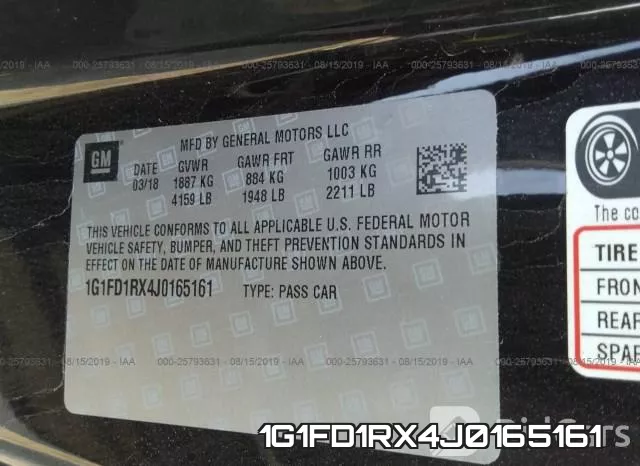 1G1FD1RX4J0165161 фото 10