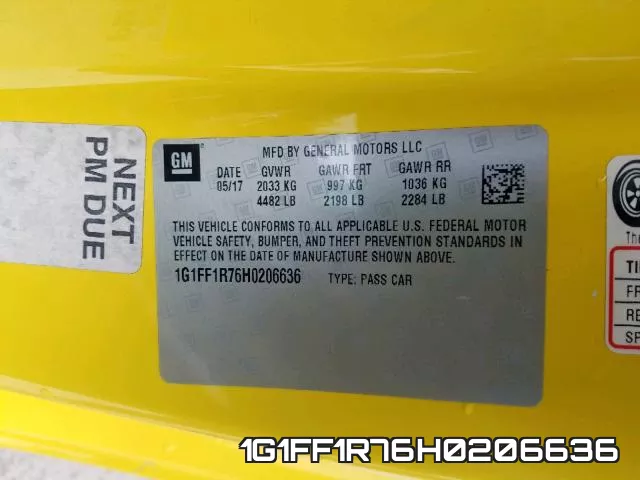 1G1FF1R76H0206636 фото 2