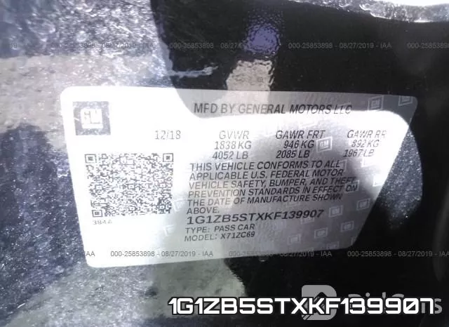 1G1ZB5STXKF139907 фото 10