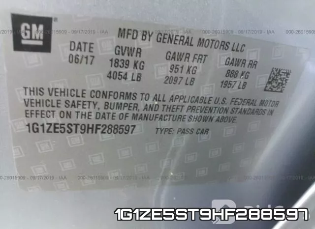 1G1ZE5ST9HF288597 фото 10