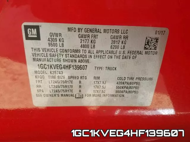 1GC1KVEG4HF139607 фото 2