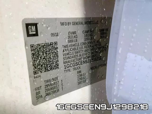 1GCGSCEN9J1298218 фото 2